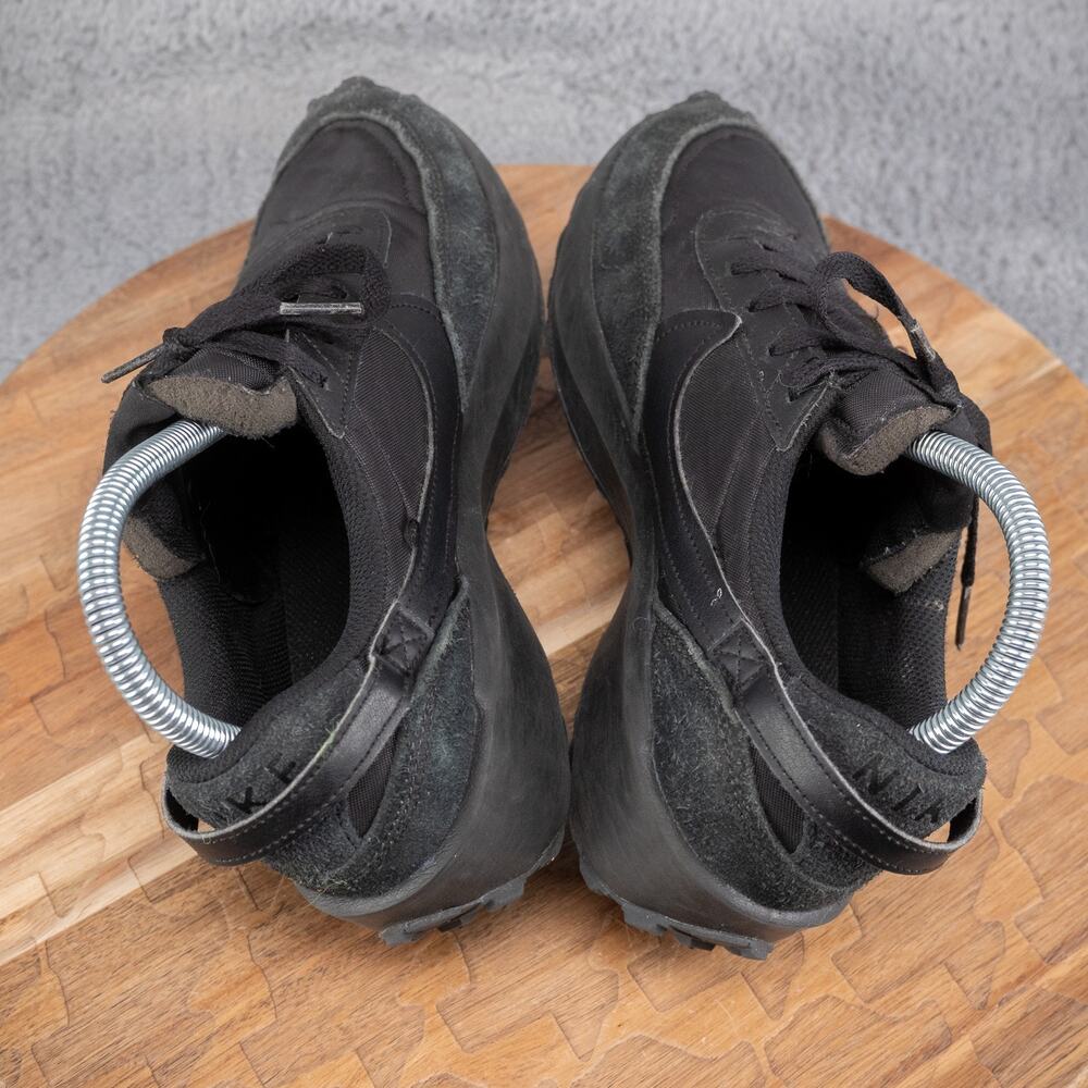 Nike Waffle Debut Triple Black Athletc Shoes Mens 6.5 Wmns 8 Sneakers DH9522-002 - Picture 5 of 8